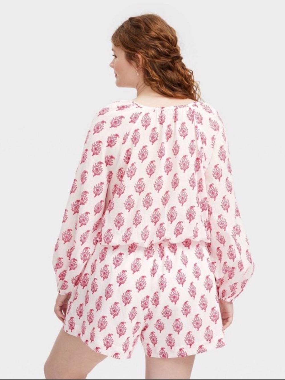 Roller Rabbit x Target Bouquet Long Sleeve Boho Top - Picture 2 of 2